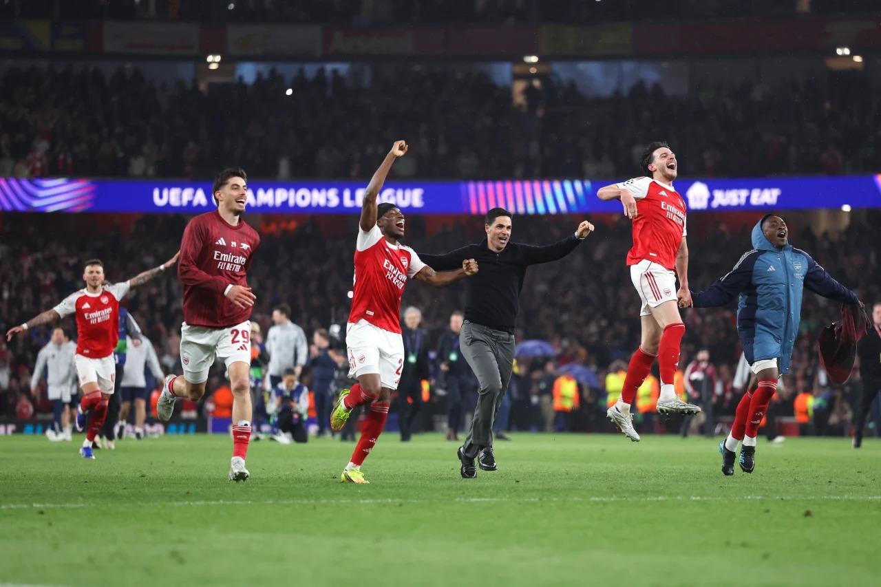 Arsenal defeats Atlético Madrid to book a place in the Champions League final for the first time in 20 years
